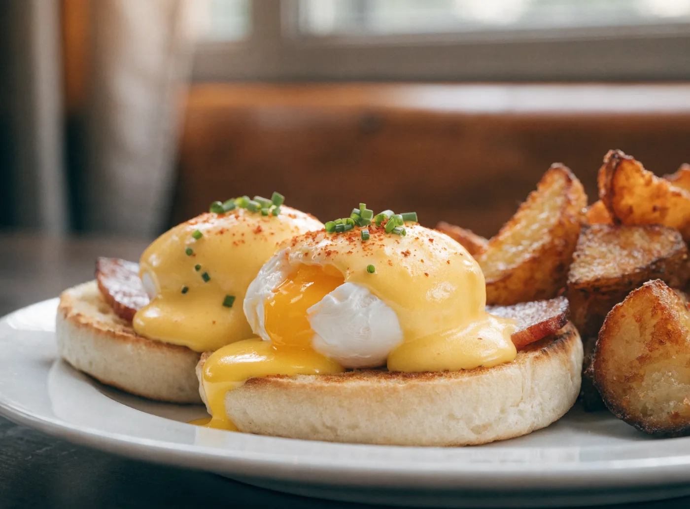 Eggs Benedict at Robin's Nest Belmar