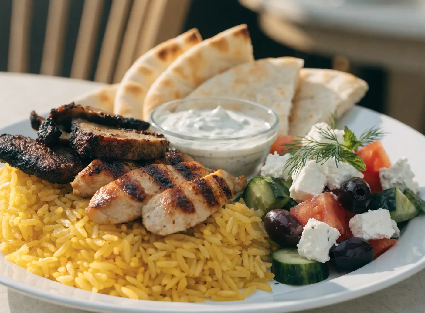 Gyro Platters at Robin's Nest Belmar