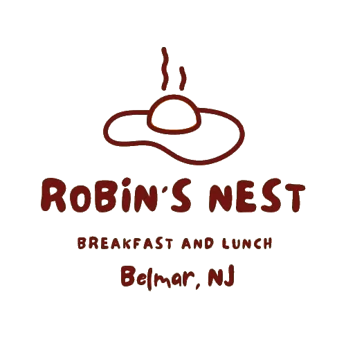 Robin's Nest Belmar logo — a sunny-side-up egg in a nest